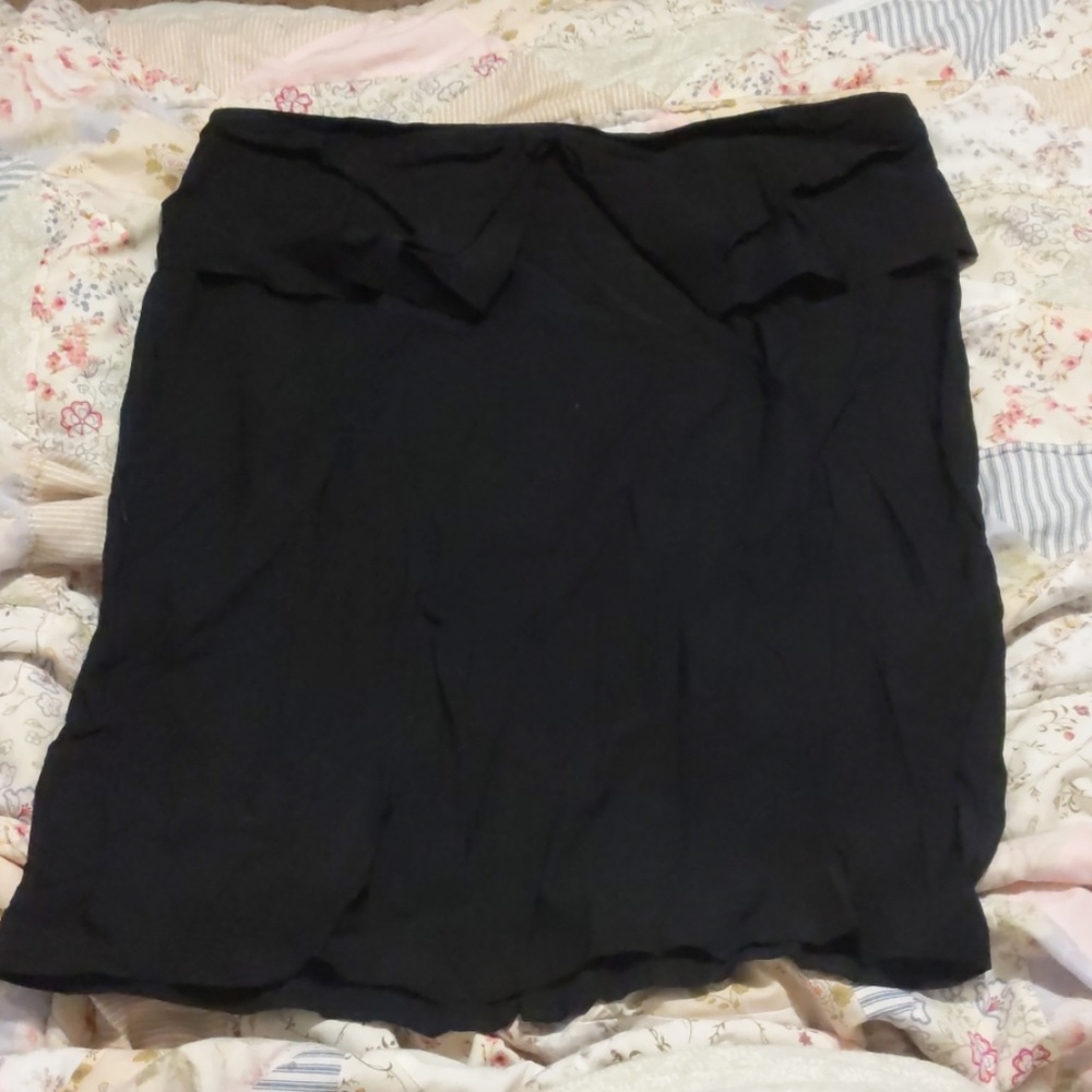 Womens 3X Black Pencil Skirt